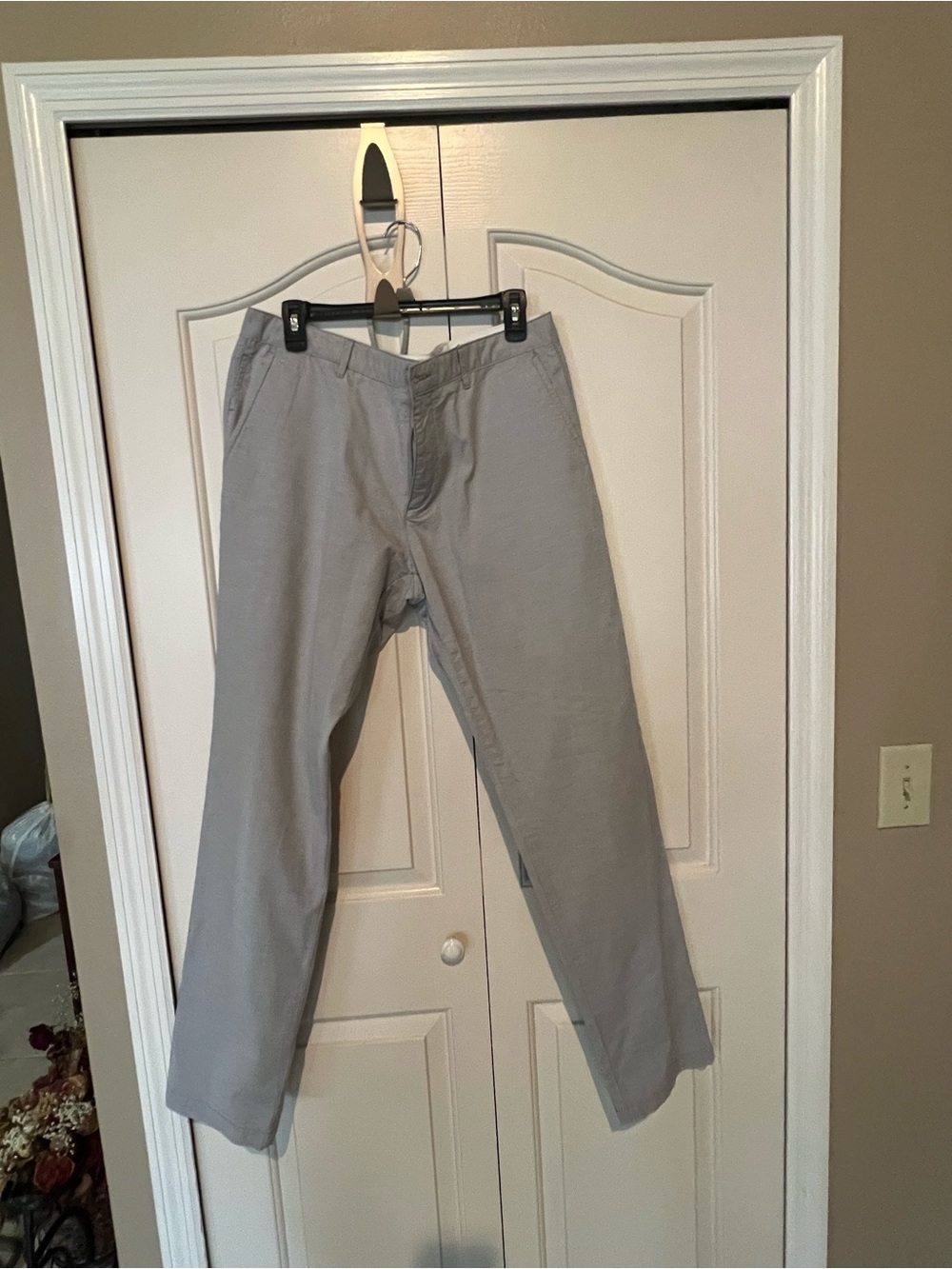 Boss Light Gray Men's Chinos